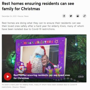 Allan Sargeant talks about Christmas visiting at The Manor