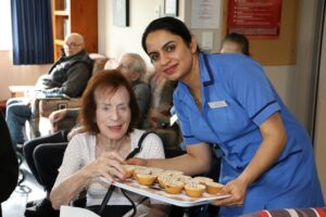 Kaye enjoys Christmas tarts